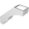 Ekena Millwork 3 1/2-in. W x 12-in. D x 12-in. H Balboa Architectural Grade PVC Knee Brace BRCP035X12X12BOA - alternate 2